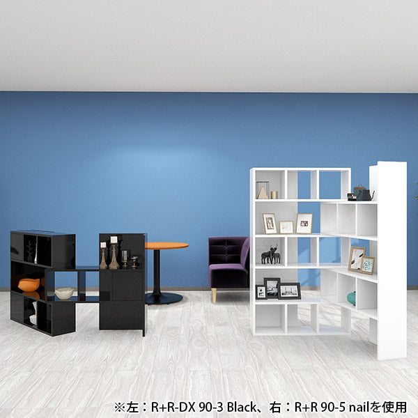 オープンラック 幅63cm ハイタイプ ディスプレイ収納｜R+R-DX 60-3