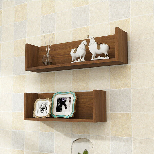 壁掛けラック ナチュラルウッド仕上げ3点セット