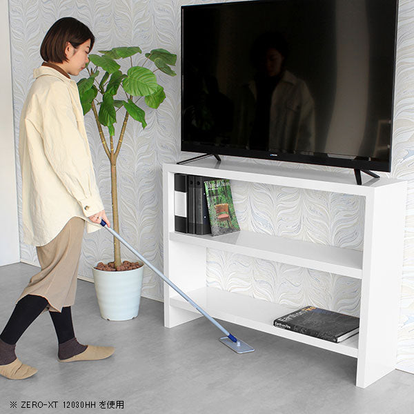 ホワイト テレビ台 オープンシェルフ テレビキャビネット 整理整頓｜Zero-XT 18030H nail｜0000a56090