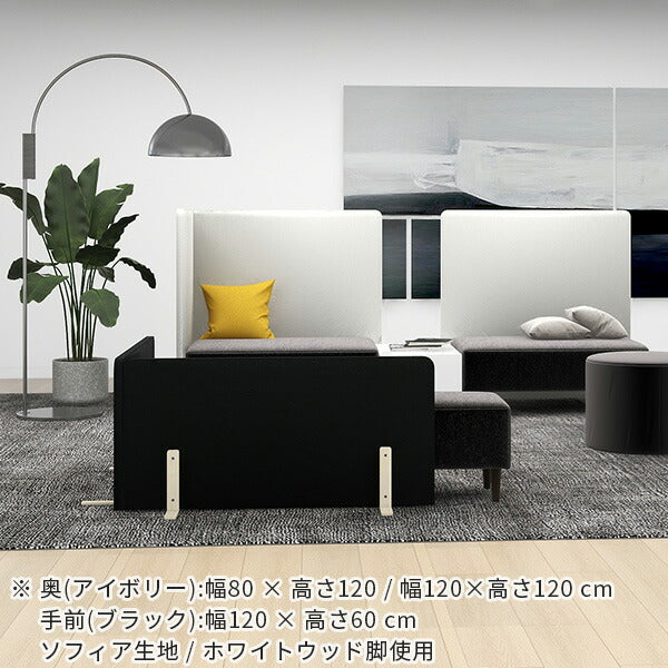 3連パーテーション　ライトグリーン　1850ｘ1500 林製作所 パーテーション 衝立 パーティション クロスZIPスクリーン 3