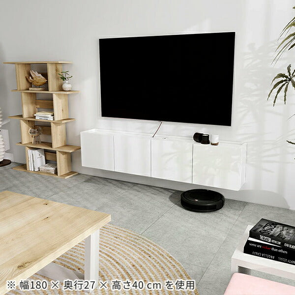 テレビボード ロータイプ｜Mirai Float TV 1200 nail| オーダー家具