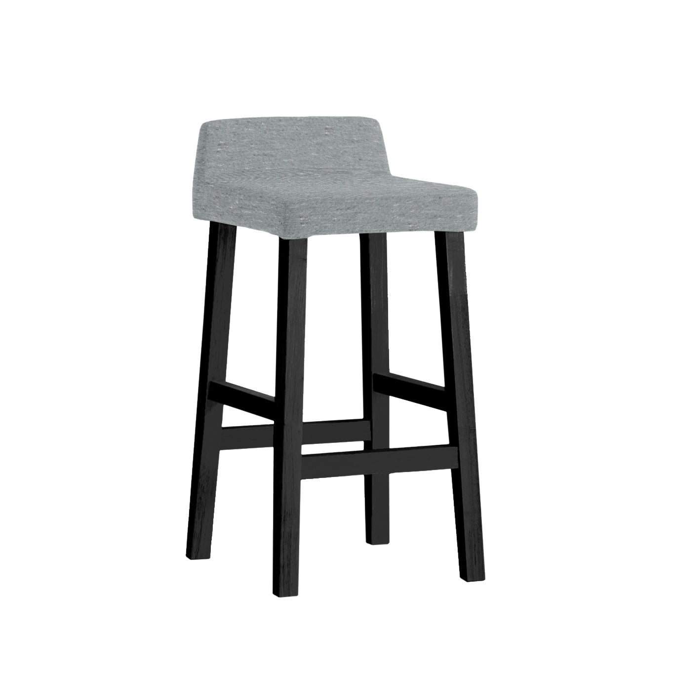 ハイチェア 北欧家具｜BALハイチェア 1Pカバー/脚BK NS-7生地 