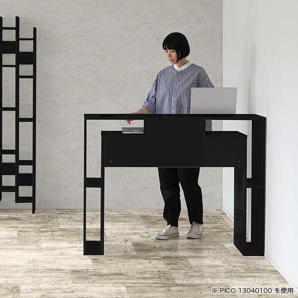 コーヒーローテーブル スチール家具｜PICO 1003540 black｜0000a92850